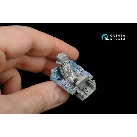 Quinta QD48057 - 1/48 3D-Printed & Coloured Interior for Su-35S (GWH Kit)