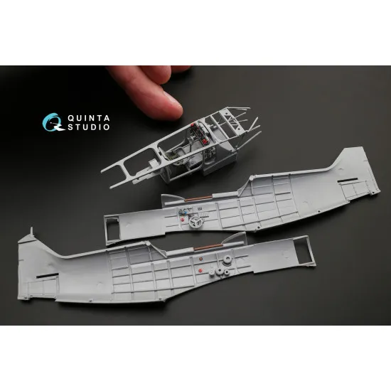 Quinta QD48066 - 1/48 3D-Printed colored interior for La-5FN Zvezda kit
