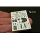 Quinta QD48069 - 1/48 3D-Printed Interior on decal for P-51D (Late) (Eduard kit)