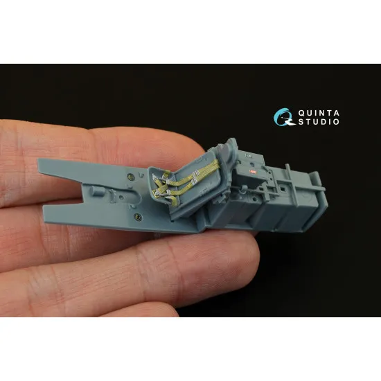 Quinta QD48069 - 1/48 3D-Printed Interior on decal for P-51D (Late) (Eduard kit)