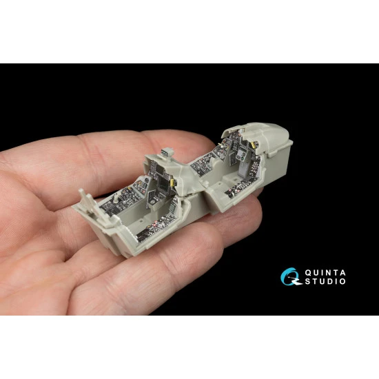 Quinta QD48070 - 3D-Printed Interior on decal paper for F-14D Tamiya Quinta QD48070 - 3D-Printed Interior on decal paper for F-14D Tamiya