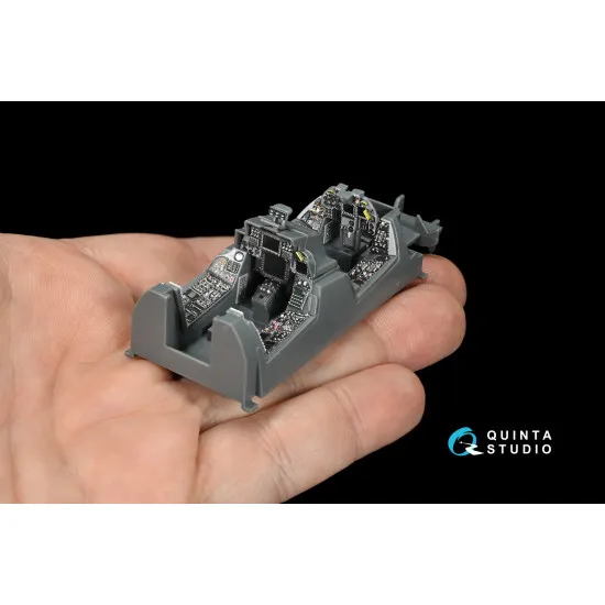 Quinta QD48074 - 1/48 3D-Printed coloured interior for F-14D AMK kit