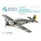 Quinta QD48079 - 1/48 FW 190A-3 3D-Printed & Coloured Interior (for Eduard Kit)