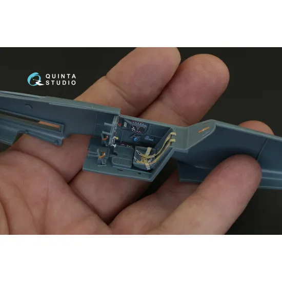 Quinta studio's QD48083 - 1/48 Interior 3D decal for Bf 109F-2/F-4 (Eduard kit)