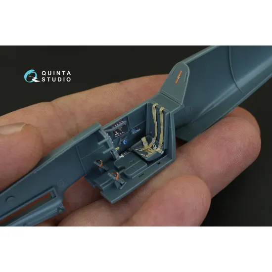 Quinta studio's QD48083 - 1/48 Interior 3D decal for Bf 109F-2/F-4 (Eduard kit)