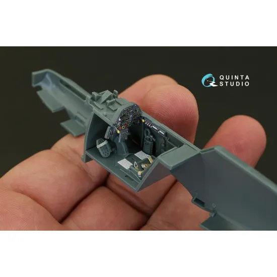 Quinta studio's QD48086 - 1/48 Interior 3D decal for Bf 109E-1/E-3 (Eduard kit)