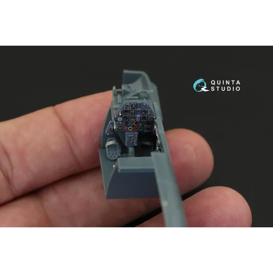 Quinta QD48087 - 1/48 3D-Printed interior for Bf 109E-4/E-7 (Eduard)