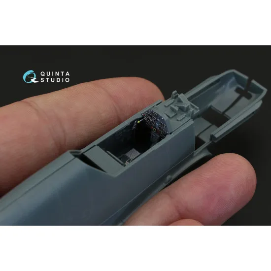 Quinta QD48087 - 1/48 3D-Printed interior for Bf 109E-4/E-7 (Eduard)
