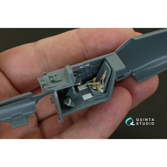Quinta QD48087 - 1/48 3D-Printed interior for Bf 109E-4/E-7 (Eduard)