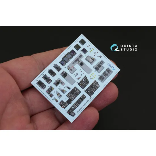 Quinta QD48090 - 1/48 3D-Printed & coloured interior for F-15E (GWH kit)