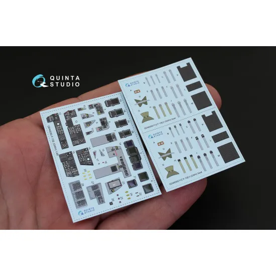 Quinta QD48090 - 1/48 3D-Printed & coloured interior for F-15E (GWH kit)