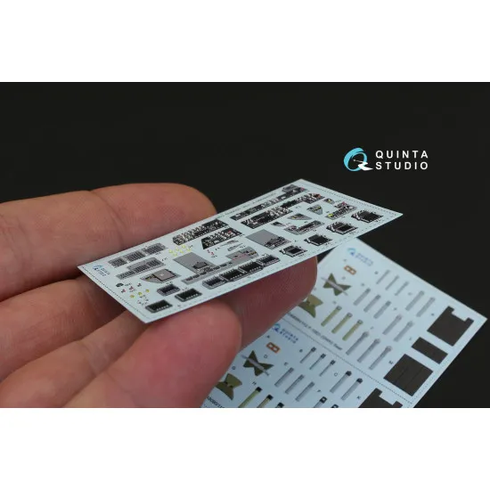 Quinta QD48090 - 1/48 3D-Printed & coloured interior for F-15E (GWH kit)