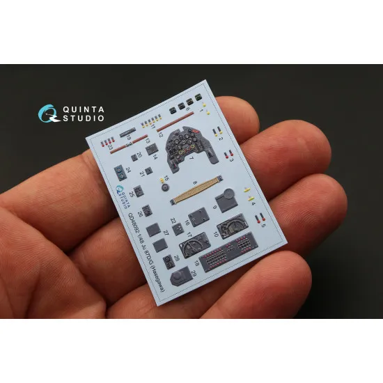 Quintas QD48092 - 1/48 3D-Printed Interior for Ju 87D/G (Hasegawa kit)