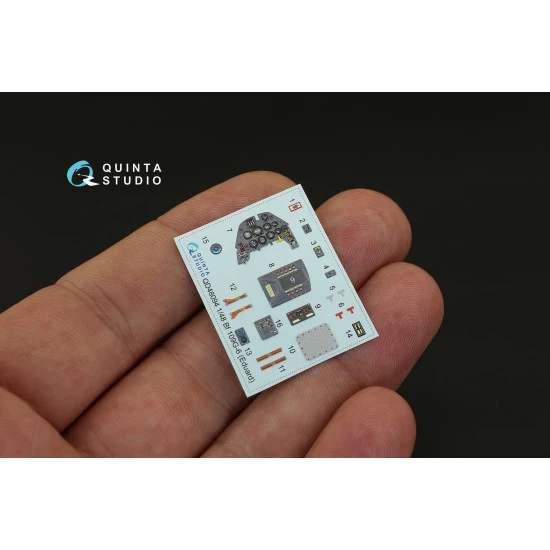 Quintas QD48094 - 1/48 3D-Printed Interior for Bf 109G-6 (Eduard kit)