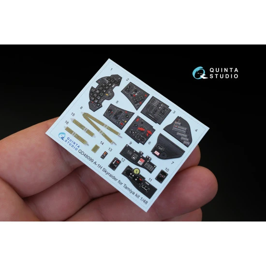 Quinta studios QD48099 1/48 3D Printed coloured interior for A-1H Tamiya