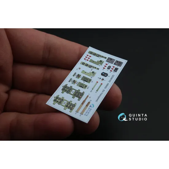 Quinta QD48102 - 1/48 3D-Printed & coloured interior for A6M2 Hasegawa kit