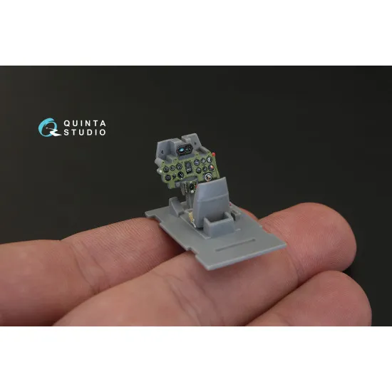 Quinta QD48102 - 1/48 3D-Printed & coloured interior for A6M2 Hasegawa kit