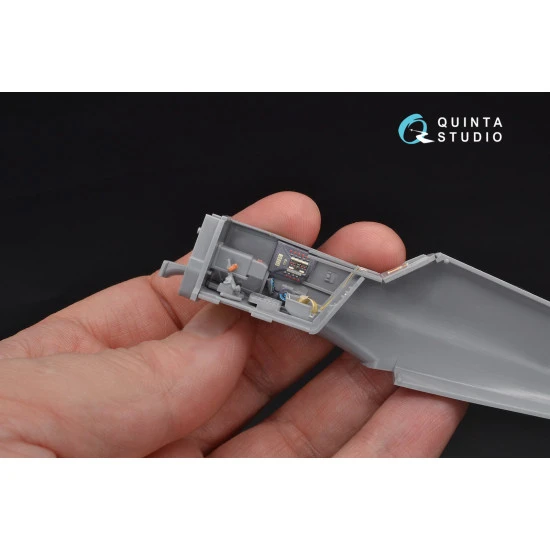 Quinta QD48104 - 1/48 3D-Printed & Coloured Interior for Bf 109G-6 (Zvezda Kit)
