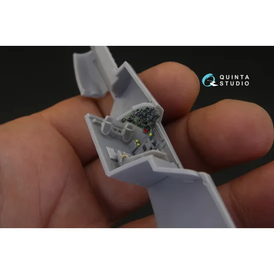 Quinta QD48105 - 1/48 3D-Printed coloured interior for Bf 109C/D Modelsvit
