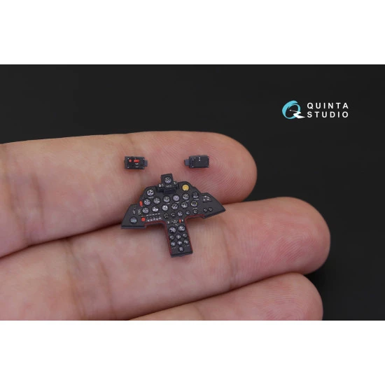 Quinta QD48107 - 1/48 3D-Printed coloured interior for XA2D-1 (Clear Prop kit)