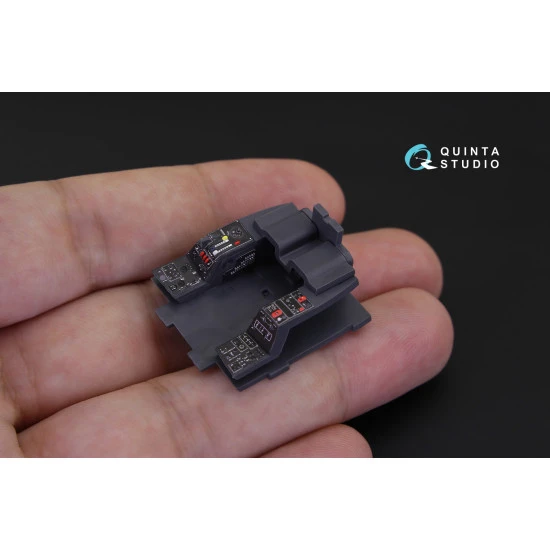 Quinta QD48107 - 1/48 3D-Printed coloured interior for XA2D-1 (Clear Prop kit)