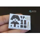 Quinta QD48107 - 1/48 3D-Printed coloured interior for XA2D-1 (Clear Prop kit)
