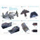 Quinta QD48107 - 1/48 3D-Printed coloured interior for XA2D-1 (Clear Prop kit)