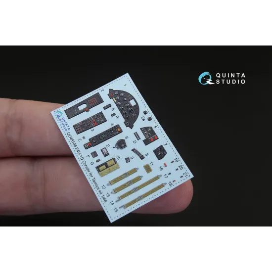 Quinta QD48108 - 1/48 3D-Printed & Coloured Interior for F4U-1D (Tamiya Kit)