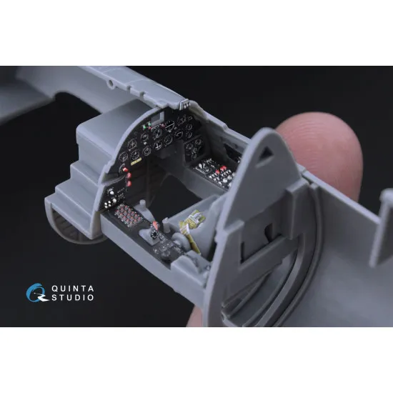 Quinta QD48111 - 1/48 3D-Printed interior for F4U-1A Corsair (Tamiya)