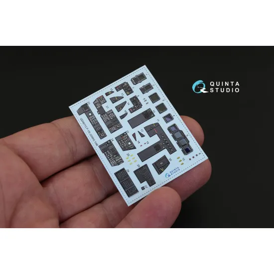 Quinta QD48112 - 1/48 3D-Printed colored interior for F-15I (GWH kit)