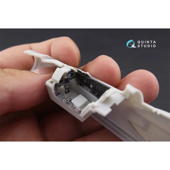 Quinta QD48114 - 1/48 3D-Printed interior for Mirage 2000-5 (Kinetic) Quinta QD48114 - 1/48 3D-Printed interior for Mirage 2000-5 (Kinetic)
