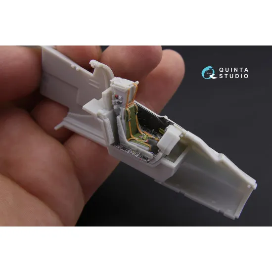 Quinta QD48114 - 1/48 3D-Printed interior for Mirage 2000-5 (Kinetic) Quinta QD48114 - 1/48 3D-Printed interior for Mirage 2000-5 (Kinetic)