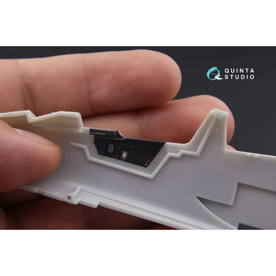 Quinta QD48114 - 1/48 3D-Printed interior for Mirage 2000-5 (Kinetic) Quinta QD48114 - 1/48 3D-Printed interior for Mirage 2000-5 (Kinetic)
