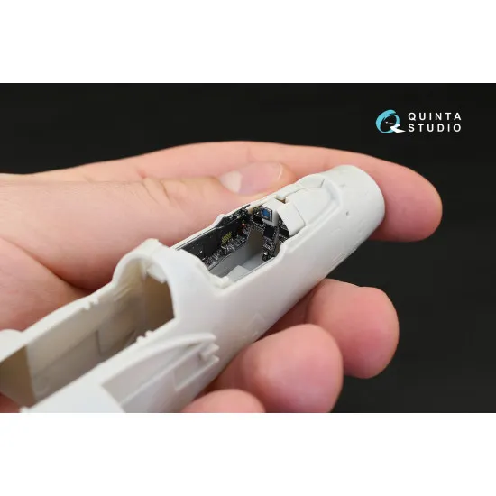 Quinta QD48114 - 1/48 3D-Printed interior for Mirage 2000-5 (Kinetic) Quinta QD48114 - 1/48 3D-Printed interior for Mirage 2000-5 (Kinetic)