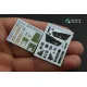 Quinta QD48114 - 1/48 3D-Printed interior for Mirage 2000-5 (Kinetic) Quinta QD48114 - 1/48 3D-Printed interior for Mirage 2000-5 (Kinetic)