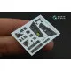 Quinta QD48114 - 1/48 3D-Printed interior for Mirage 2000-5 (Kinetic) Quinta QD48114 - 1/48 3D-Printed interior for Mirage 2000-5 (Kinetic)