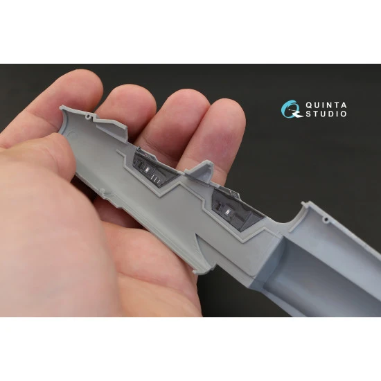 Quinta QD48116 - 1/48 3D-Printed interior for Mirage 2000D (Kinetic)