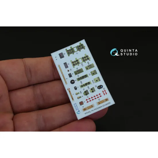 Quinta studios QD48123 - 1/48 3D-Printed and Coloured Interior for A6M3 (Tamiya)