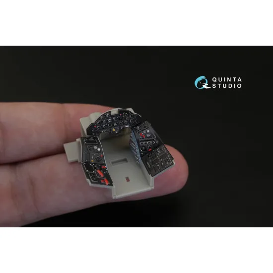 Quinta QD48124 - 1/48 3D-Printed & Coloured Interior for A-1J (Tamiya Kit)