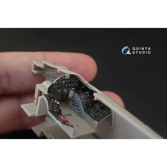 Quinta QD48124 - 1/48 3D-Printed & Coloured Interior for A-1J (Tamiya Kit)