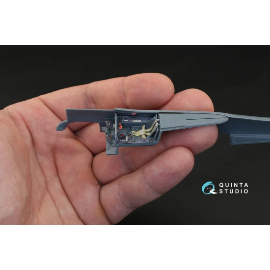 Quinta QD48128 - 1/48 3DPrinted interior for Fw 190 A-8/A-9 (R11) (Mars Models)