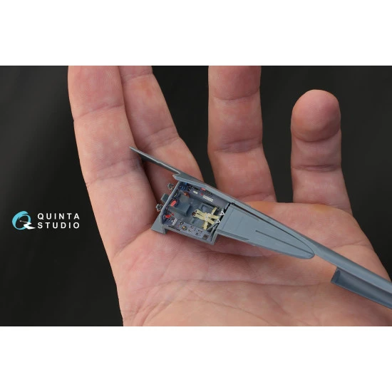 Quinta QD48128 - 1/48 3DPrinted interior for Fw 190 A-8/A-9 (R11) (Mars Models)