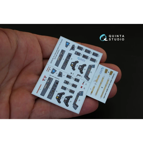 Quinta QD48128 - 1/48 3DPrinted interior for Fw 190 A-8/A-9 (R11) (Mars Models)