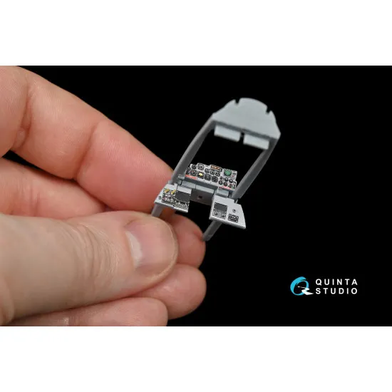 Quinta QD48131 - 1/48 3DPrintedcoloured Interior for F-4E earlyF-4EJ ZM SWS