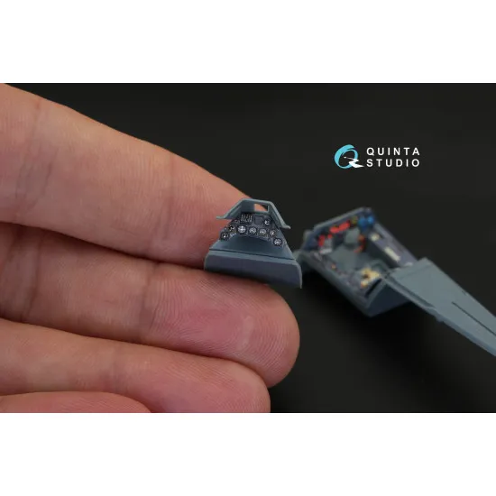 Quinta studio QD48139 - 1/48 3D-Printed & coloured interior for FW 190D-9 (Eduard kit)