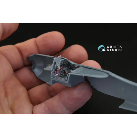 Quinta studio QD48139 - 1/48 3D-Printed & coloured interior for FW 190D-9 (Eduard kit)
