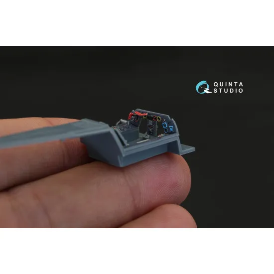 Quinta studio QD48139 - 1/48 3D-Printed & coloured interior for FW 190D-9 (Eduard kit)