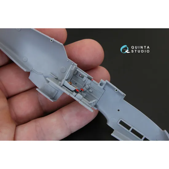Quinta QD48140 - 1/48 3D-Printed & Coloured Interior for Ki-61-I (Hasegawa Kit)