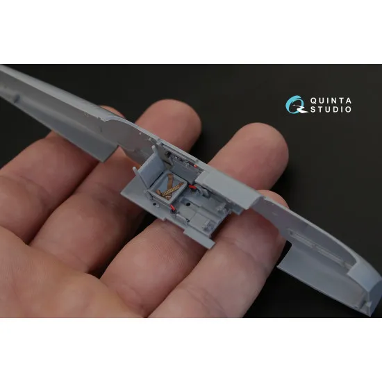 Quinta QD48140 - 1/48 3D-Printed & Coloured Interior for Ki-61-I (Hasegawa Kit)