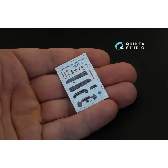 Quinta QD48142 - 1/48 3D-Printed & coloured interior for FW 190D-9 (Tamiya kit)